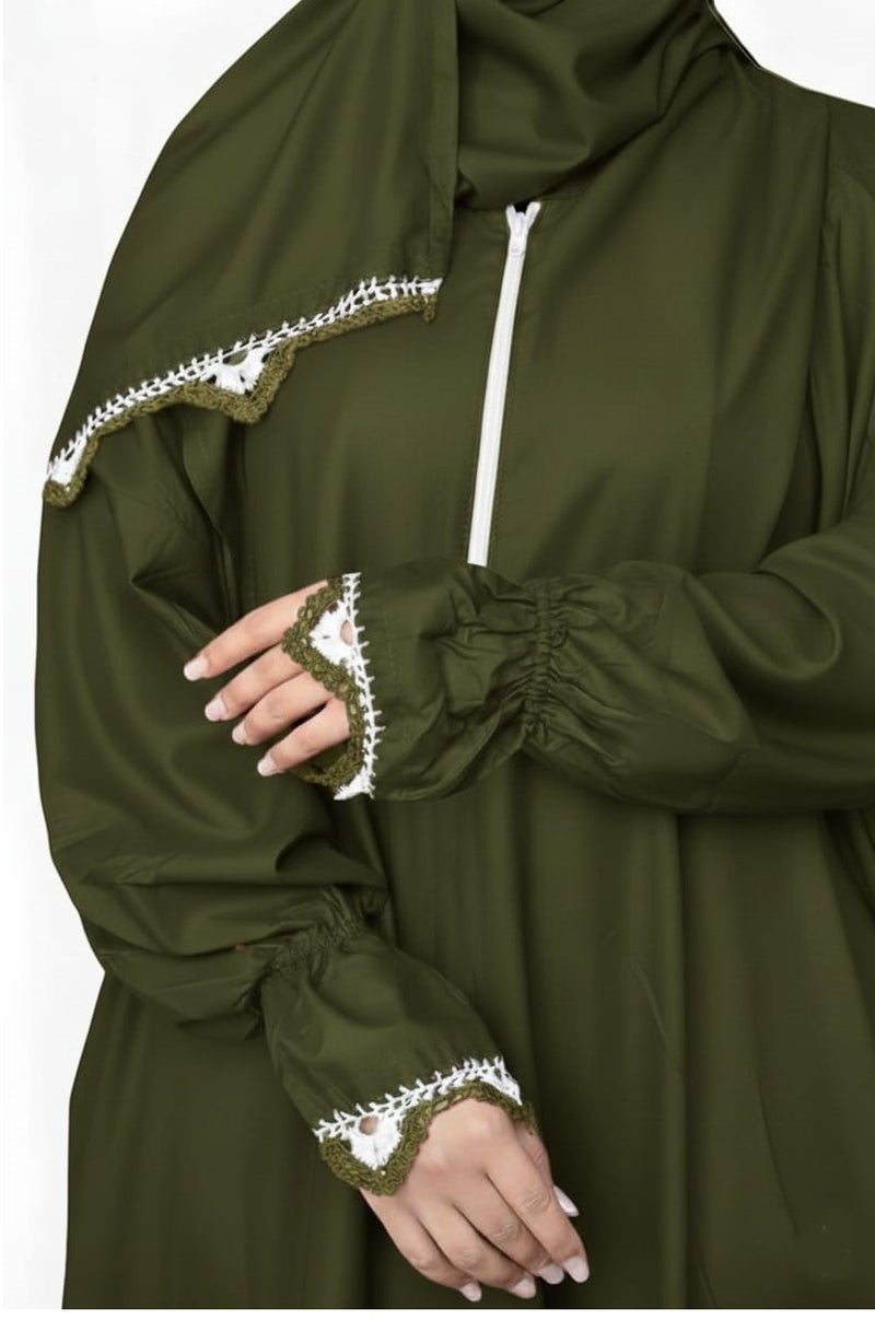 اس دي شرشف صلاة نسائي مطرز واسع و مريح خامة ممتازة - Image 1